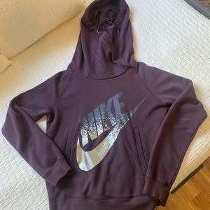 Nike hoddie with cowl neck